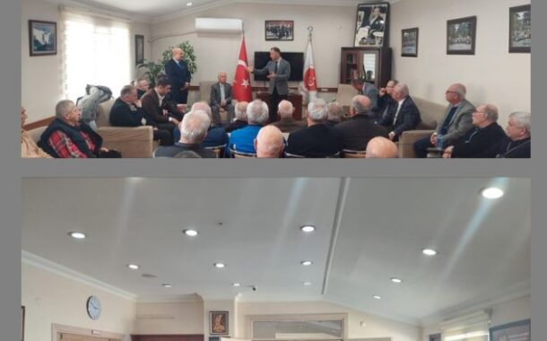 CHP Gölcük Belediye Başkan Adayı Sayın Özgür Yılmaz ve CHP Gölcük yönetimi derneğimizi ziyaret etti.